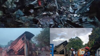 Sampai Subuh, Damkar Kota Tangerang Akhirnya Berhasil Padamkan Kebakaran di Margasari