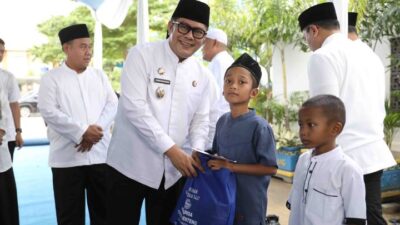 Anak Yatim Terima Santunan, Maryono Peringati Nuzulul Qur’an