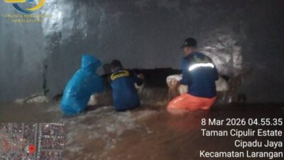 Pemkot Tangerang Gerak Cepat, Tanggul Taman Cipulir Kembali Normal